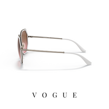 Vogue - Octagonal - Light Brown/White