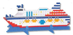 Cruise Ship Perler Bead Project Sheet