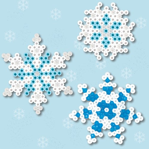 Winter Snowflakes Perler Bead Project Sheet