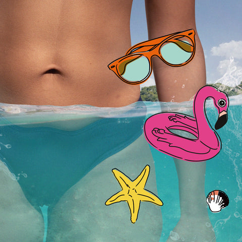 Innovative bikini bottoms make it possible to swim while wearing a maxi pad