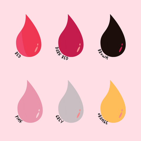 what colour should my period be?