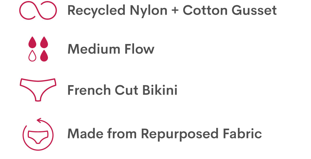 Repurpose French Cut Bikini - Made from Recycled nylon