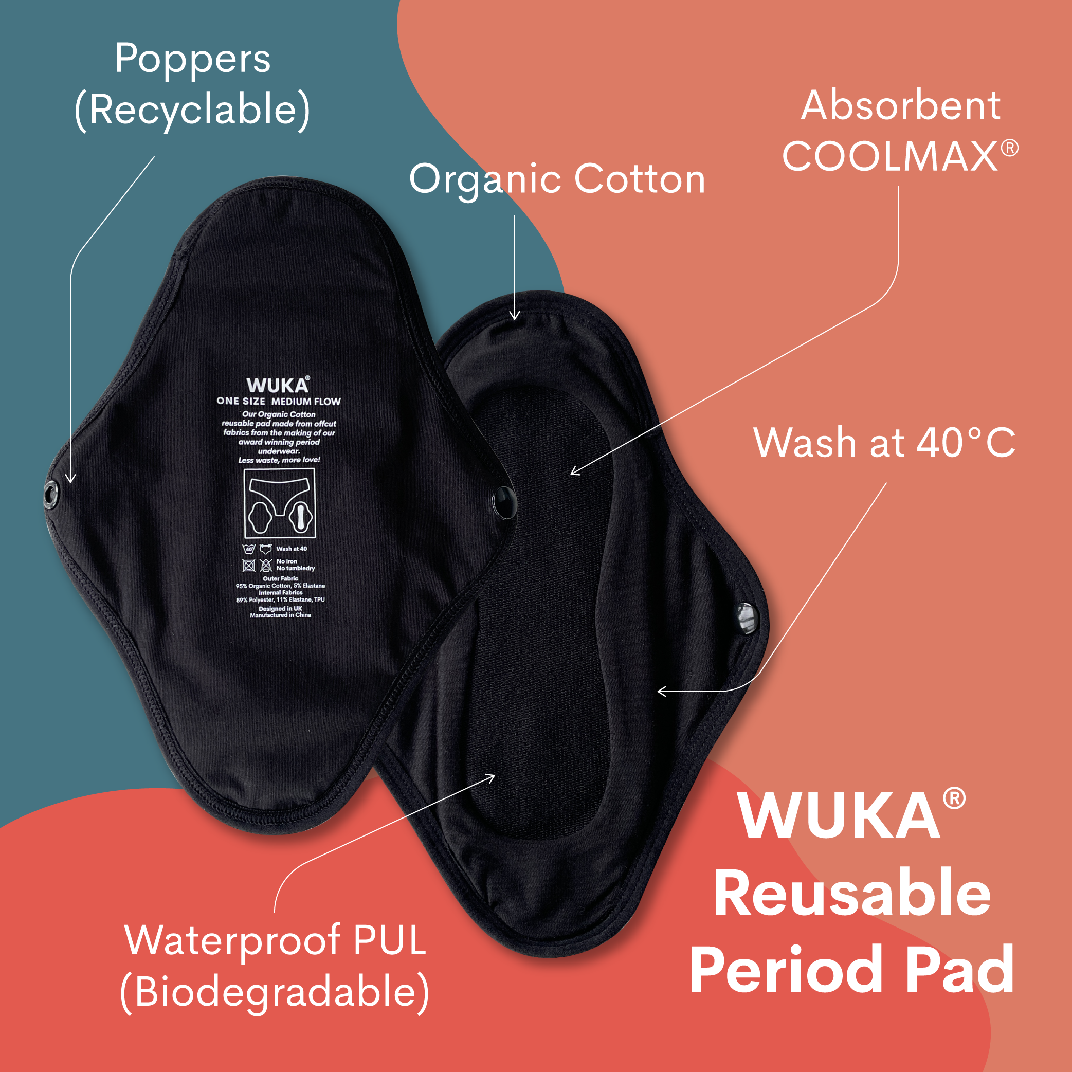 elements of reusable period pads