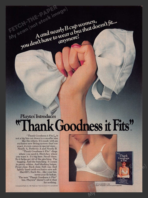 Playtex 1990s Print Advertisement 1993 Secrets Bra Panties