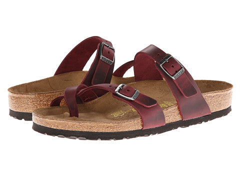 birkenstock mayari zinfandel oiled leather