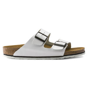 birkenstock arizona white patent