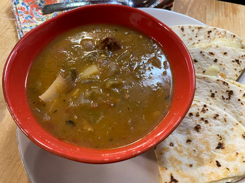 FishSki chef robert makes green chile stew from scratch