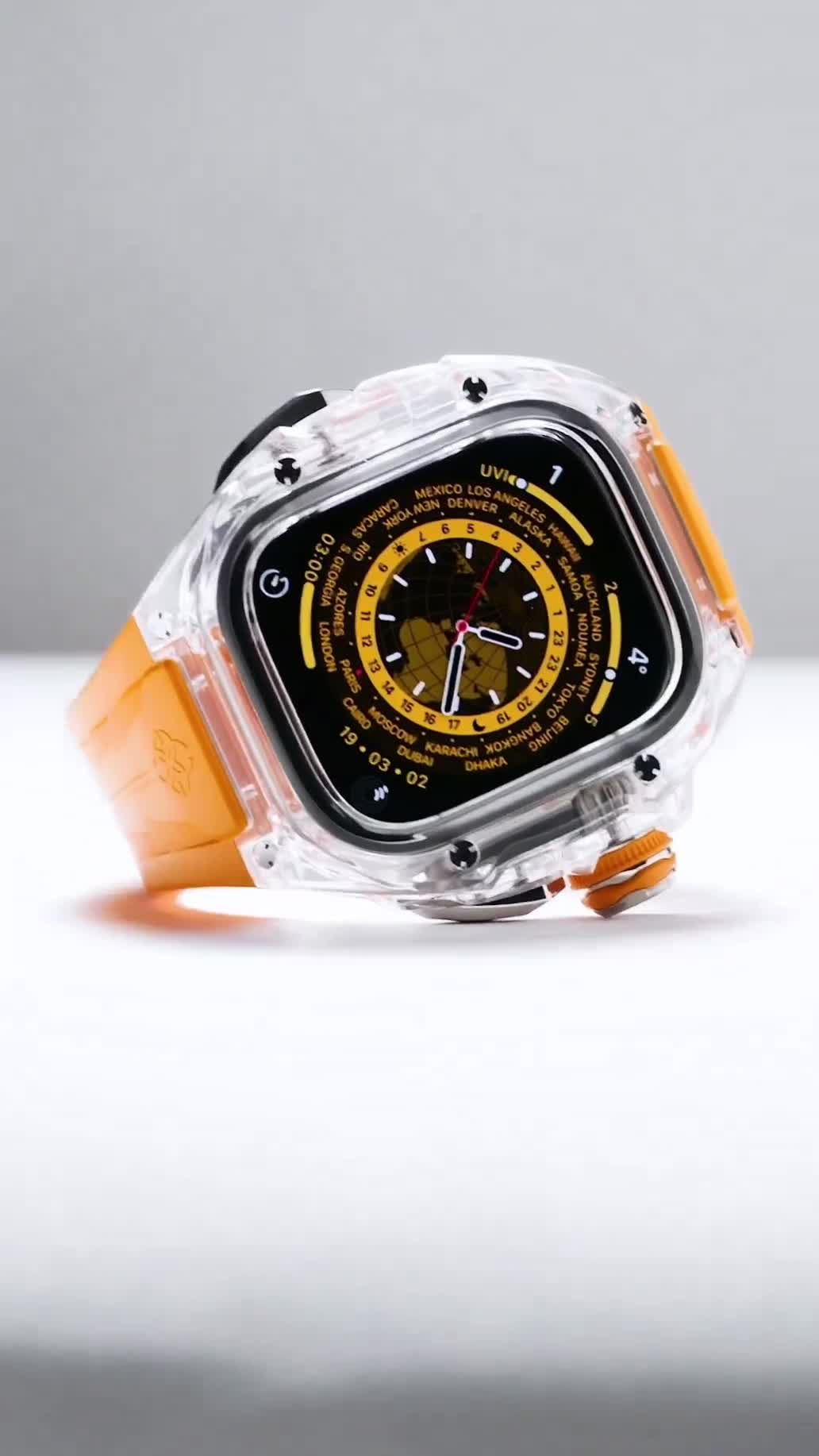 Apple Watch Case / RSTR49 - SUNSET ORANGE – GOLDEN CONCEPT