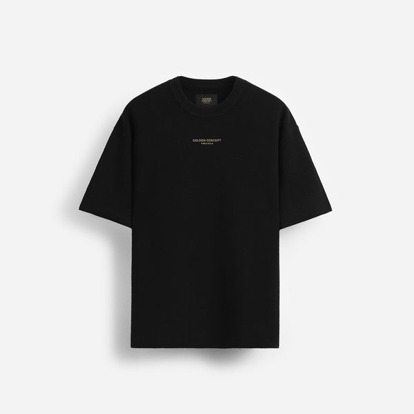 Buy Solids Oversized Black T-shirt Online.