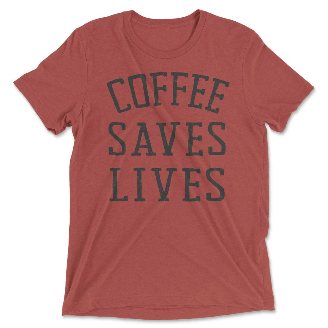 Download Coffee Saves Lives T Shirt Bleupigletboutique