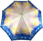 Load image into Gallery viewer, Women&#39;s Folding Umbrella - New Exclusive Daisies Design - IL MARCHESATO LUXURY UMBRELLAS, CANES AND SHOEHORNS
