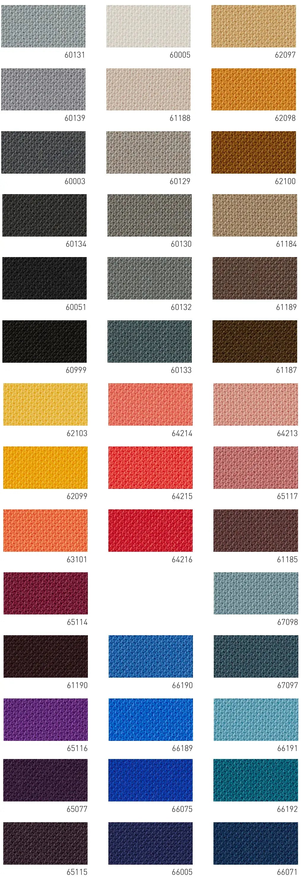 Kleuren Hoganas Select Fabric