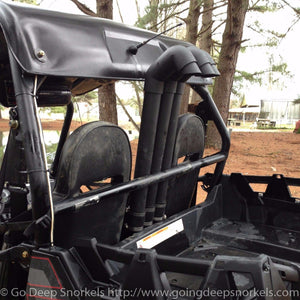 Polaris RZR 800 (2008-2014) (Tall Stacks) Snorkel Kit - WWW.GOINGDEEPSNORKELS.COM