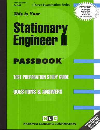 Stationary Engineer Ii Passbooks Passbook For Career