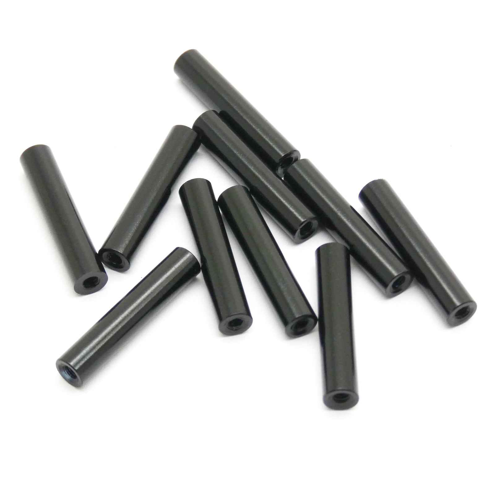 10pcs of 20mm M2 Black Aluminum Standoffs Spacers – Flex RC