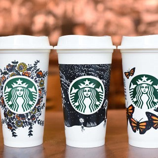 white cup contest by starbucks UGC