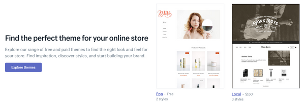 Shopify Theme store