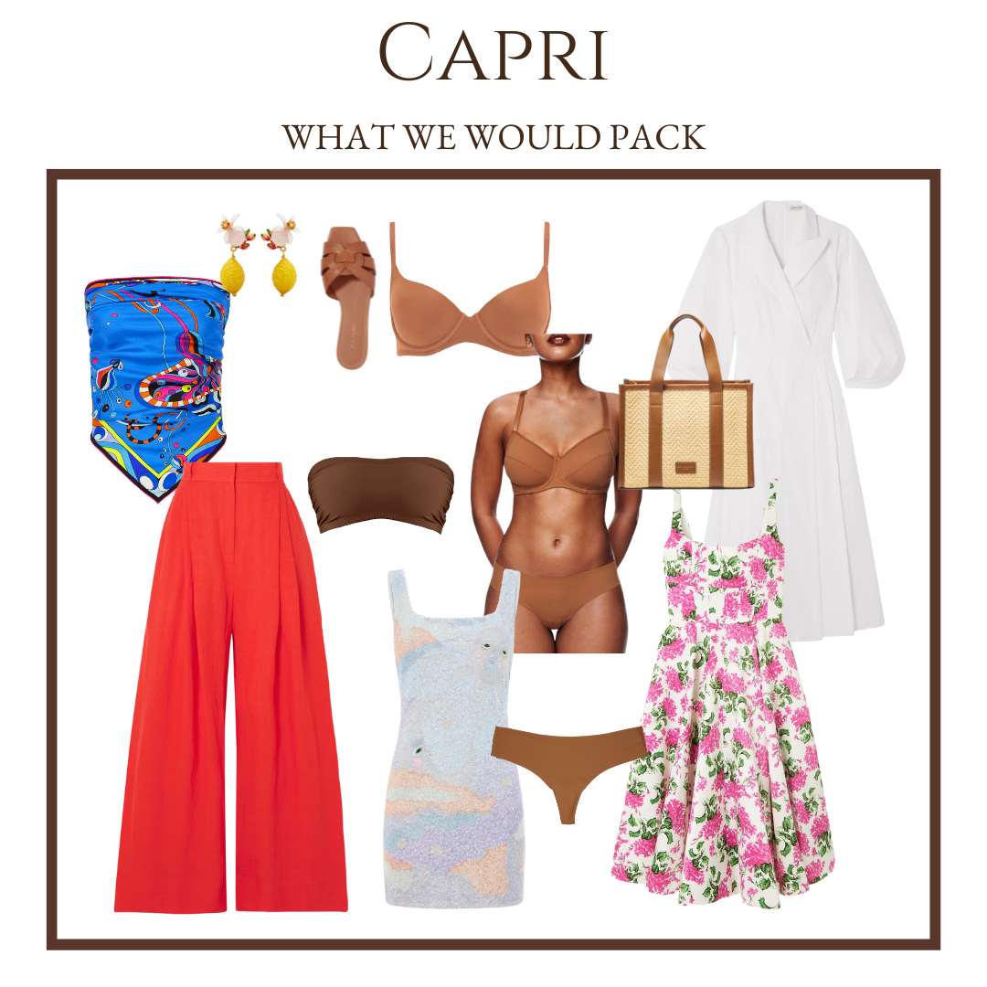 What to wear and pack in Capri