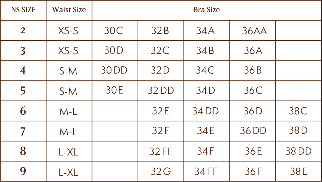 Jaiye Basque Size Guide