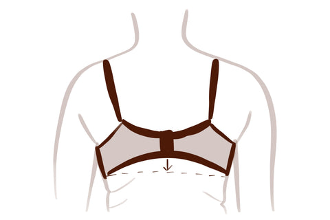 Nubian Skin. 5 Signs you need a new bra. Band is too loose.
