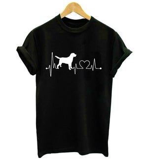 T-Shirt Herzschlag Labrador