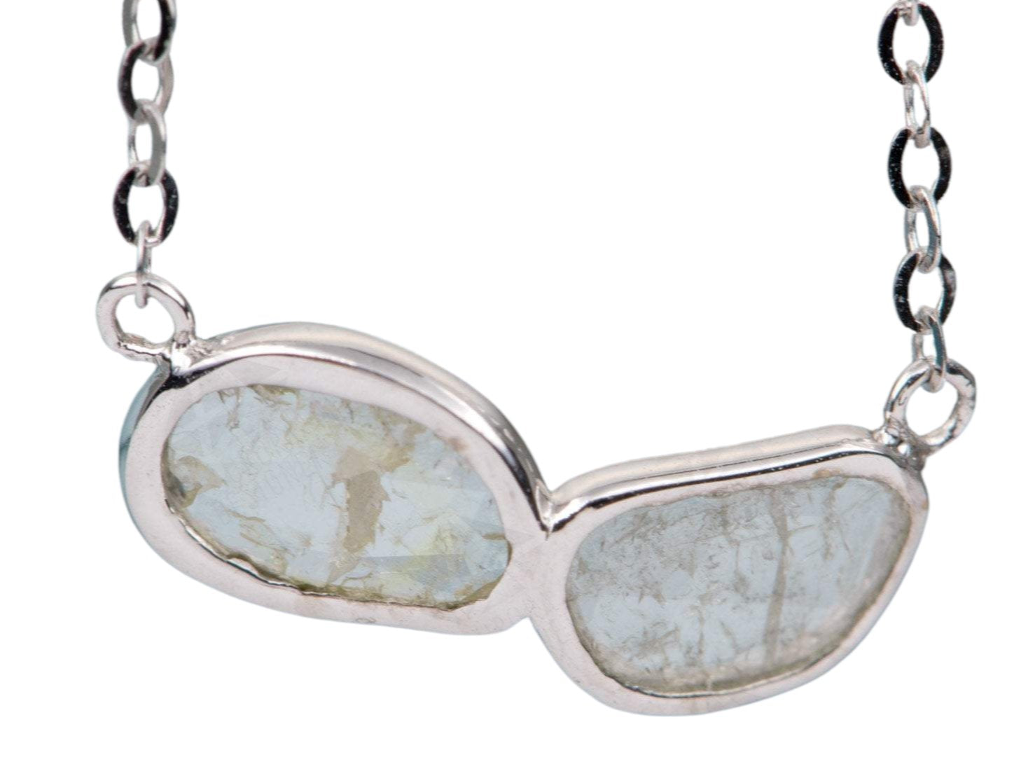 White & Pink ADNS1116 American Diamond Necklace Set, Size: Adjustable