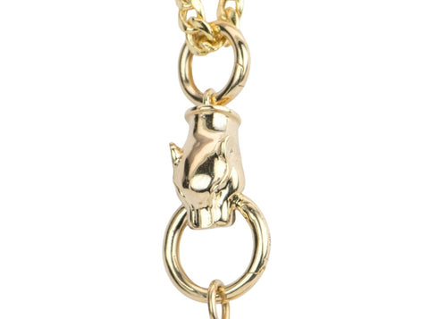 14K Gold Carabiner, Charm Holder, Chain Extender – Alpha & Omega Jewelry