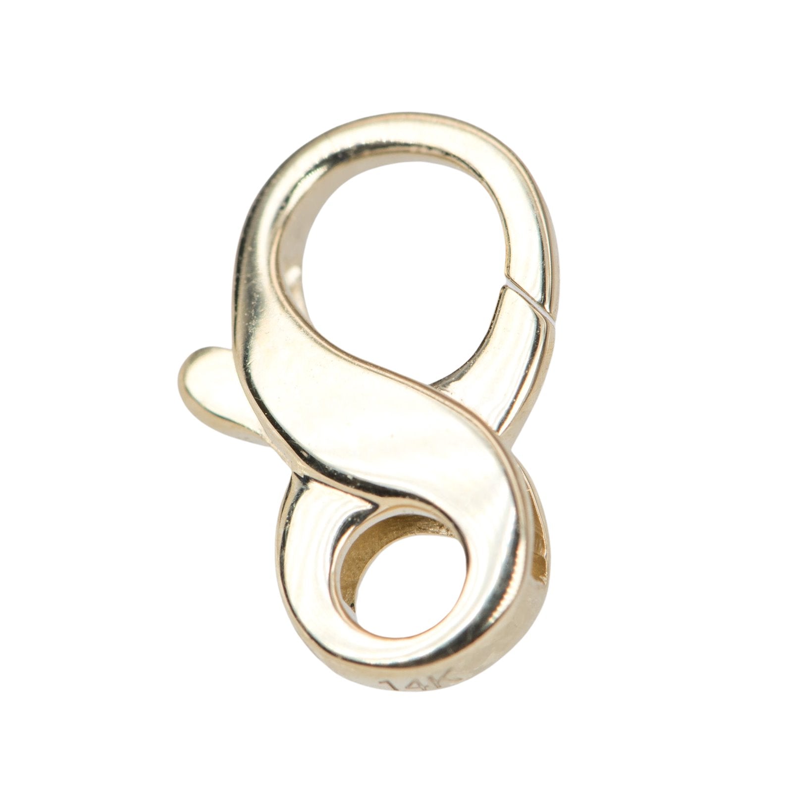 14k Gold Spring Sailors Clasp – Olive & Chain