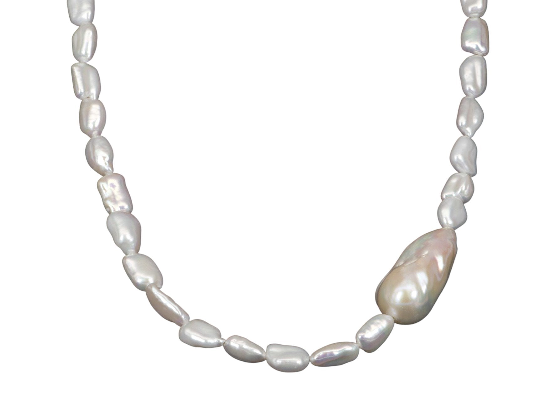Unique and Natural Baroque Pearl Strand - Sizes 14-25mm