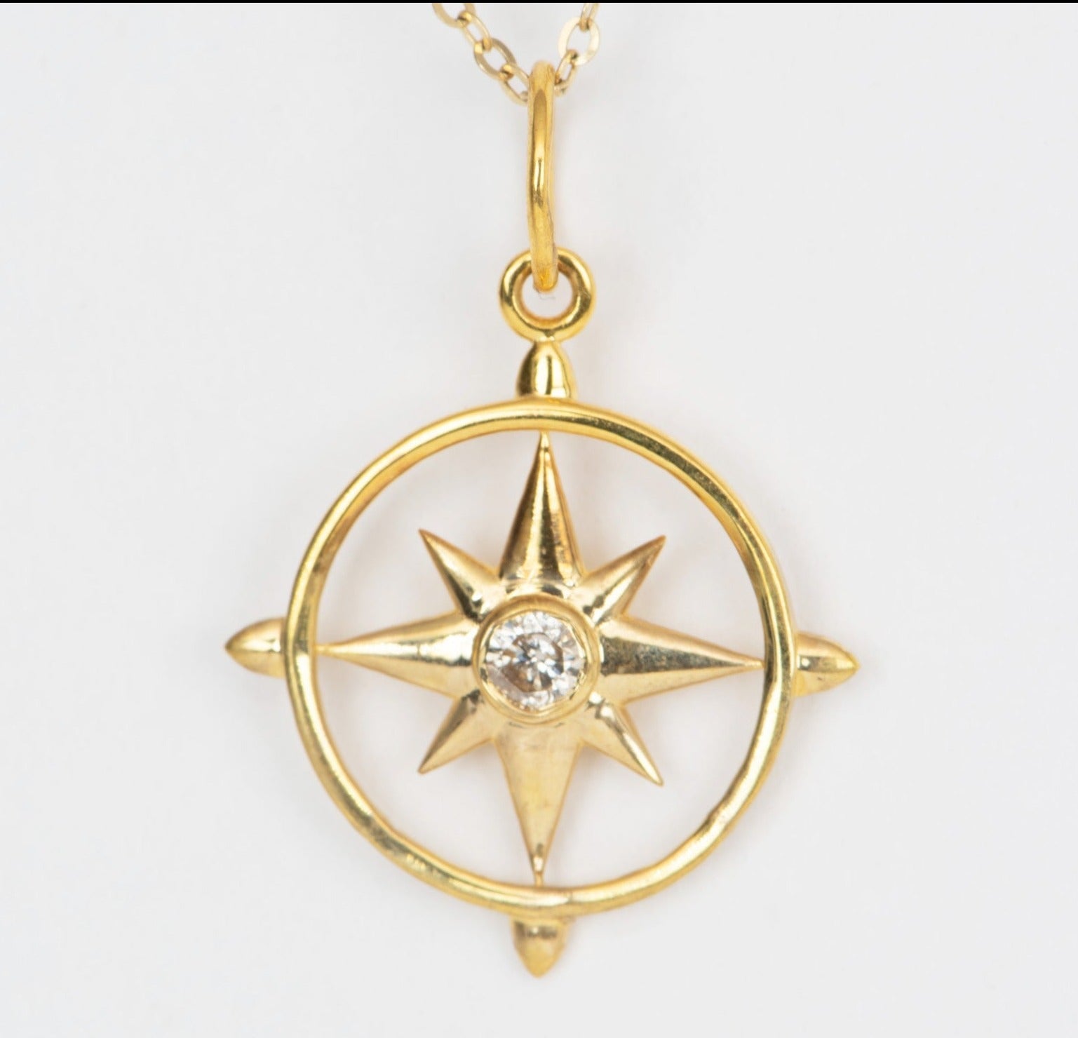 DLUXCA 40x35m 24K Gold Filled North Star Charms, Gold Star Pendant, Celestial Jewelry Minimalist Jewelry Making Supply Micro Pave Dual Star Charm D
