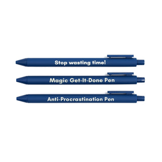 Sweary Fuck Pens Cussing Pen Gift Set - 5 Multicolored Gel Pens Rife with Profanity by The Bullish Store