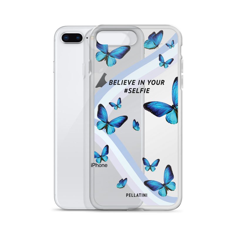 Blue Butterfly Iphone Case Pellatini Stationery Tech