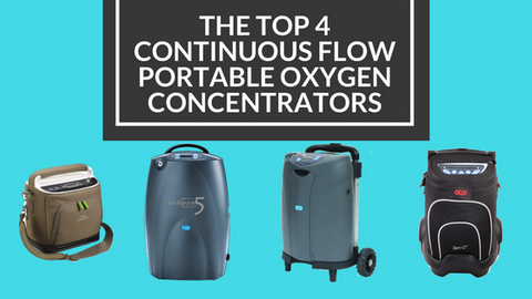 Top Continuous Flow Portable Oxygen Concentrators