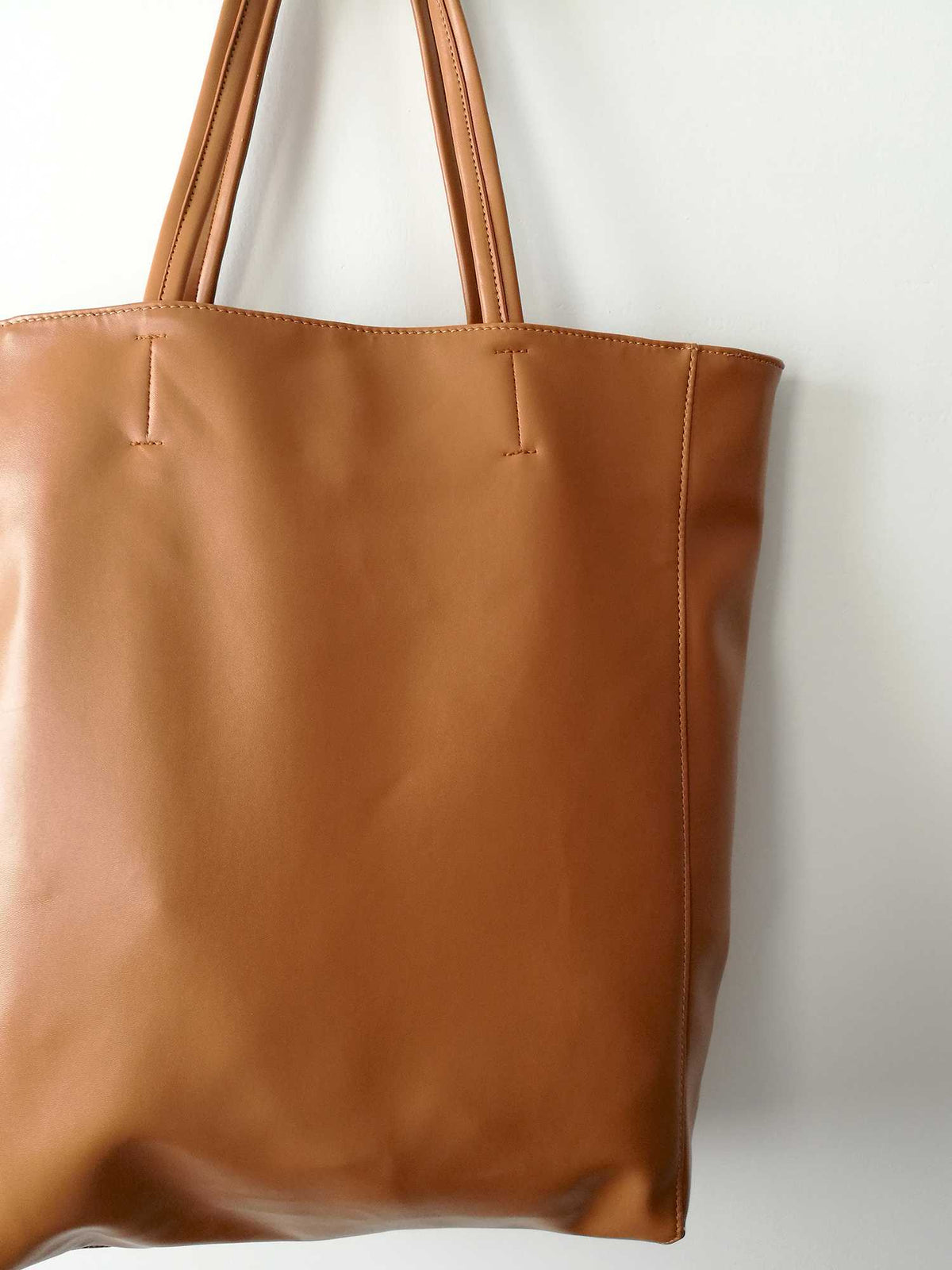 $12.99 Biggest Clearance Sale: Large Faux Leather Slounchy Mom Tote Bag ...