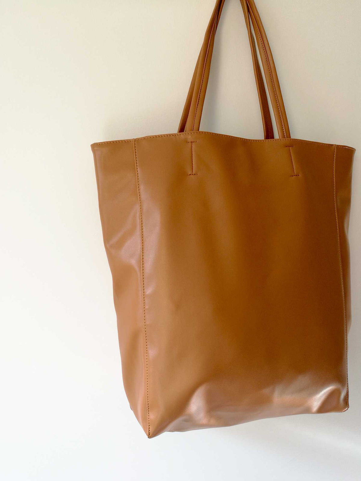 $12.99 Biggest Clearance Sale: Large Faux Leather Slounchy Mom Tote Bag ...