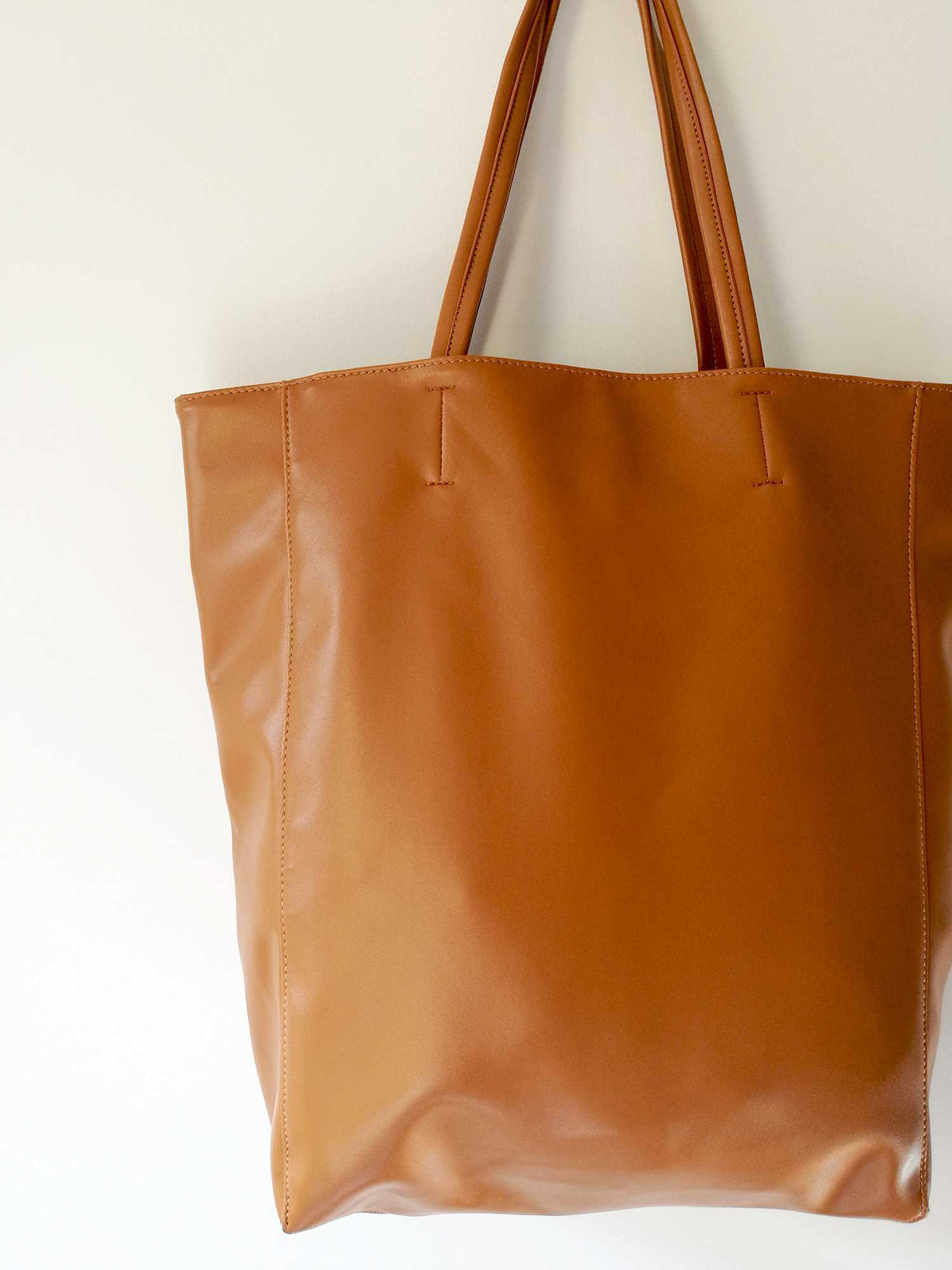 $12.99 Biggest Clearance Sale: Large Faux Leather Slounchy Mom Tote Bag – W.T.I. Design