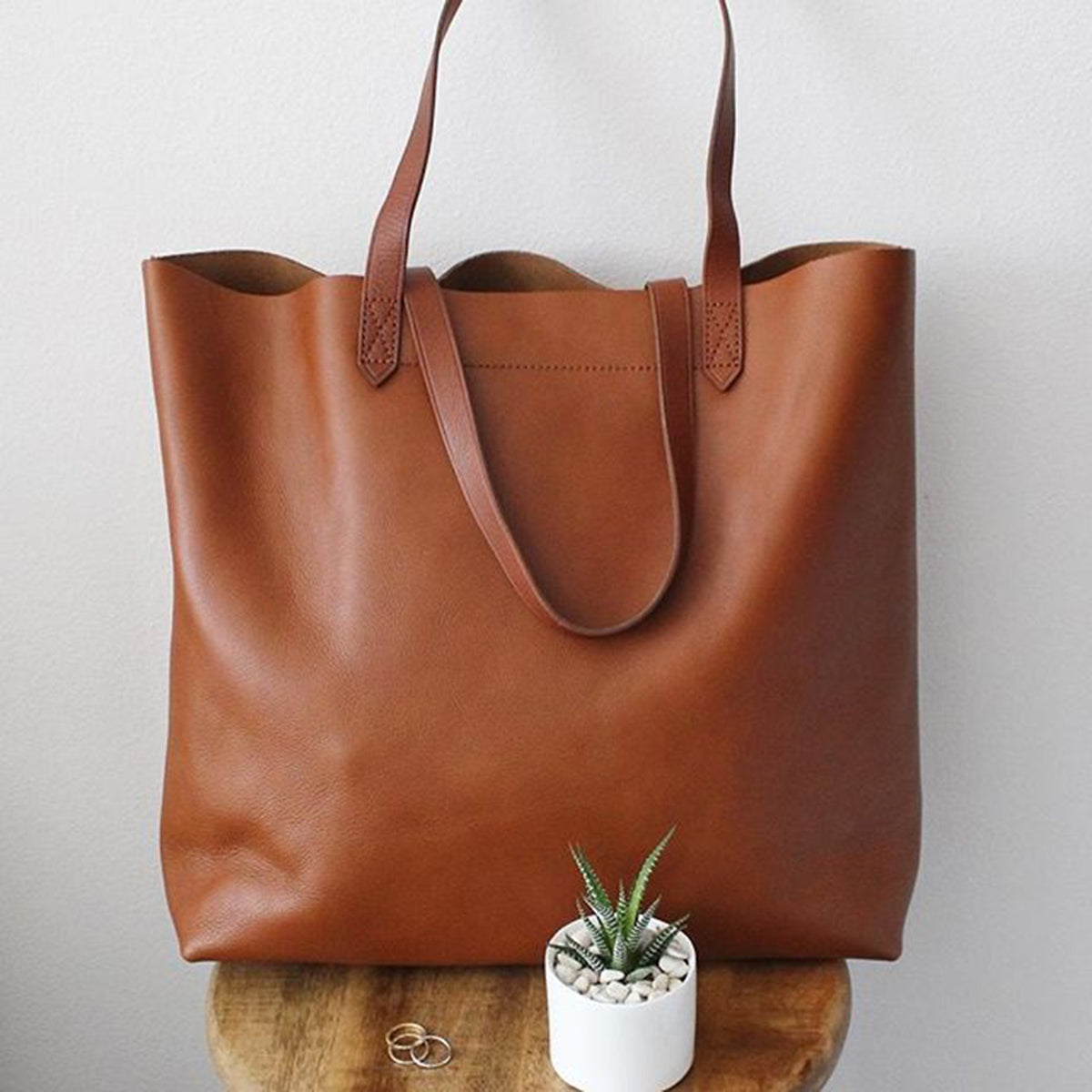 Oversized Tote Bag for Women: Black & Brown Leather Totes | Worthtryit ...
