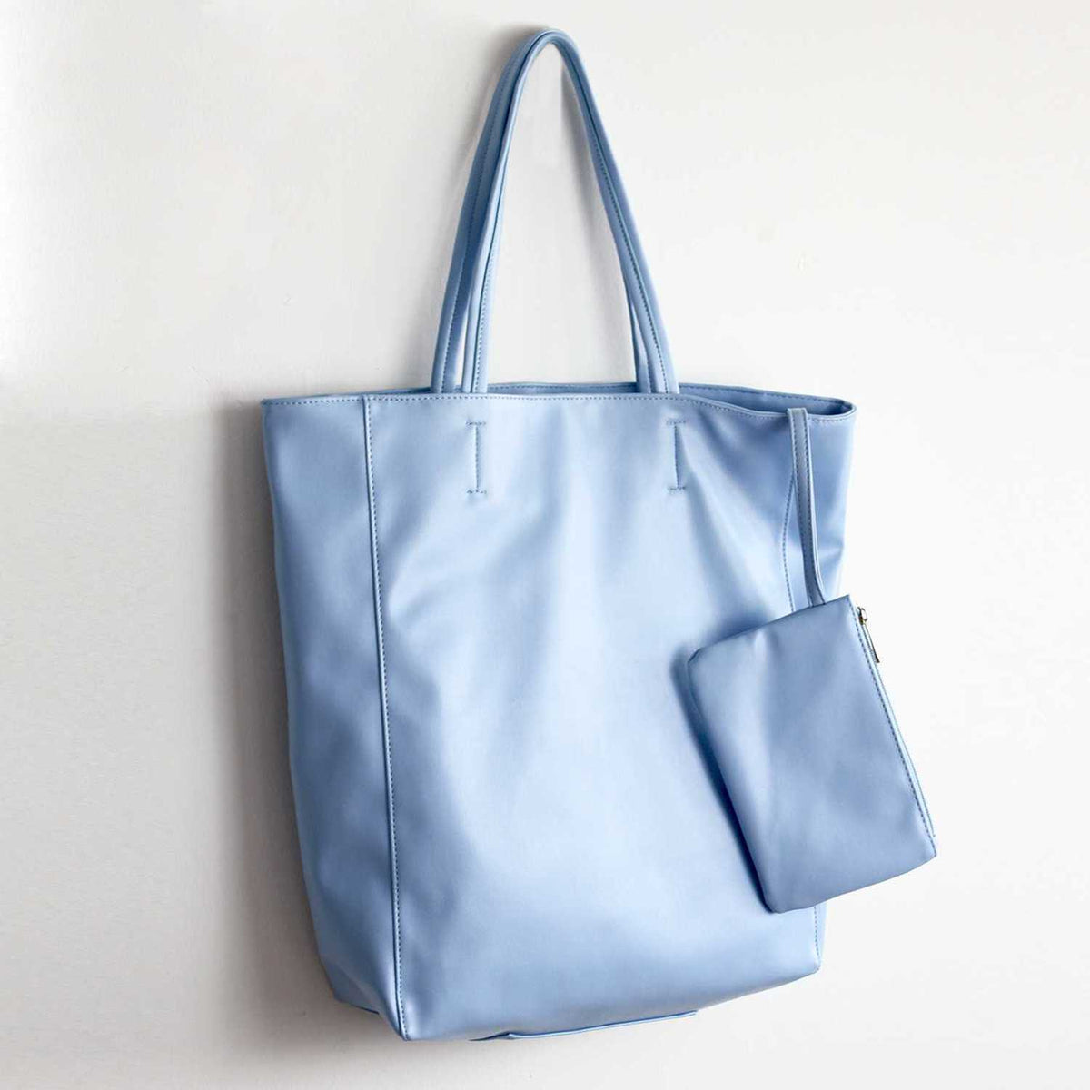 $12.99 Biggest Clearance Sale: Large Faux Leather Slounchy Mom Tote Bag ...