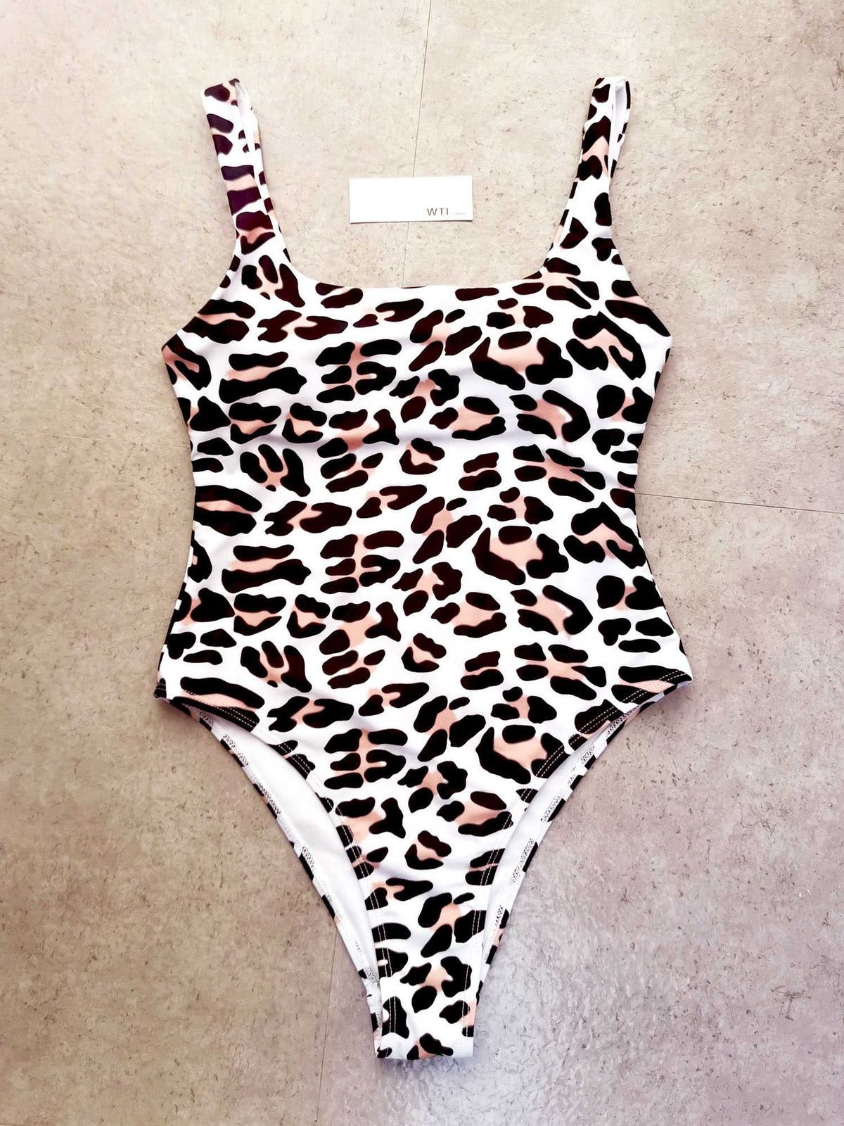 Vintage Animal Print One Piece Swimsuit – W.T.I. Design