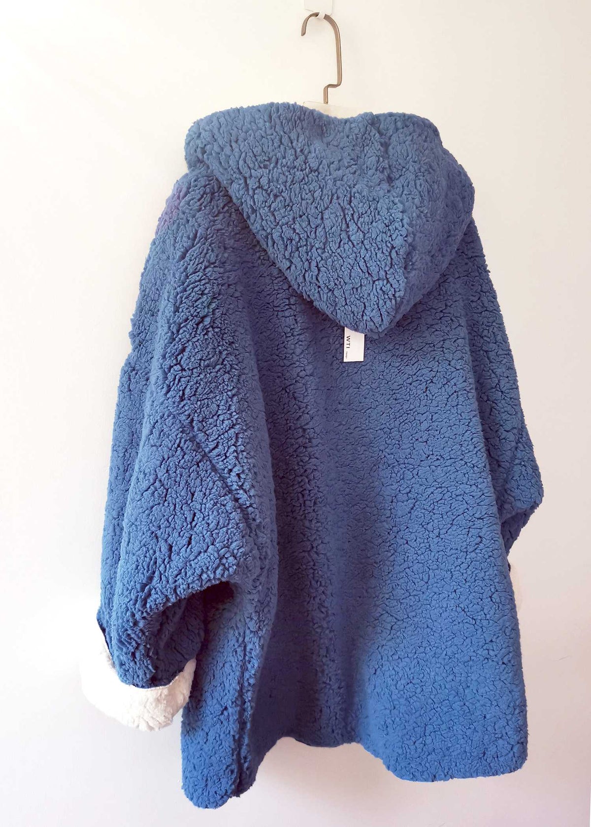 Reversible Oversized Soft Fuzzy Hoodie Coat - worthtryit.com