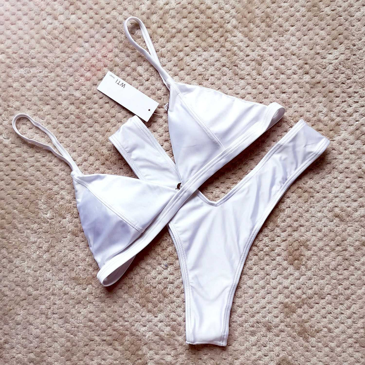 Classic Triangle High Cut Bikini Set – W.T.I. Design