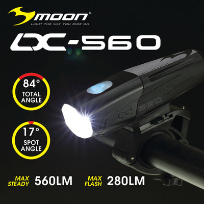 moon bike light battery