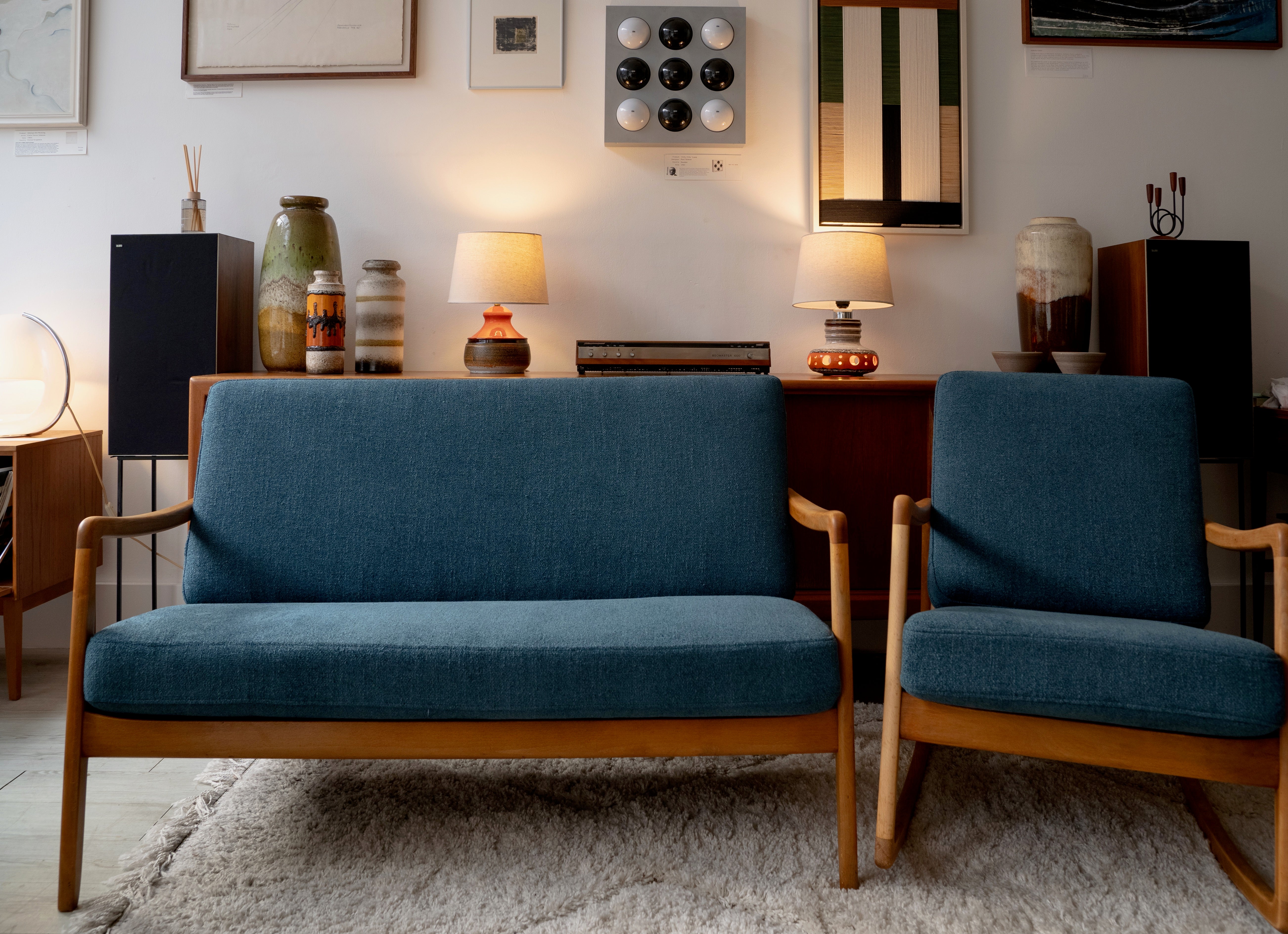 1960s Ole Wanscher FD 110 Teak Rocking Chair - A Piece from France & Daverkosen, Denmark