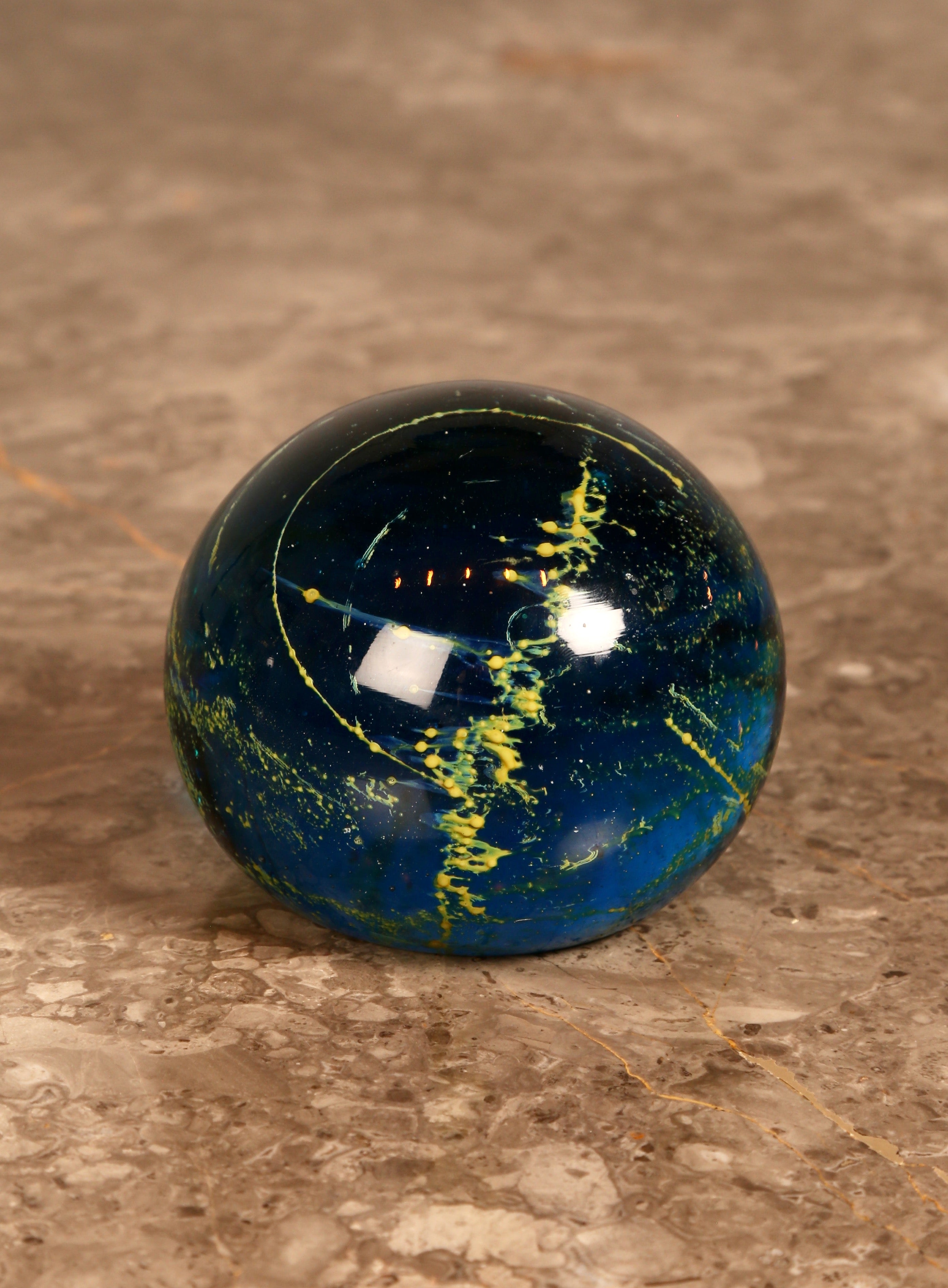 Italy's Oversized Mdina Glass Paperweight from the 1960s