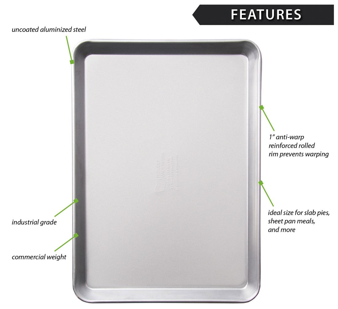 Baking Pans: Square, Half Sheet, and Quarter Sheet