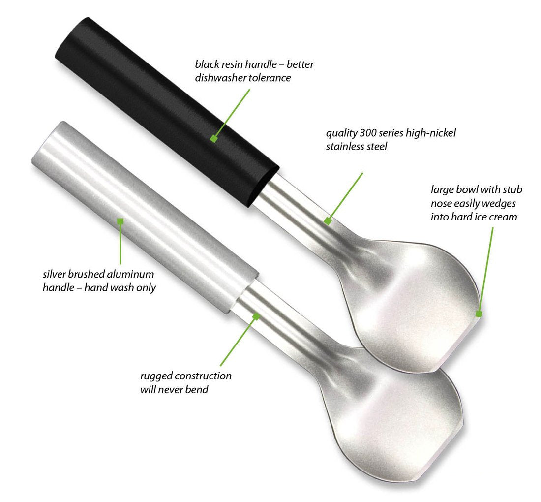 Ice Cream Scoop  Large Stainless Steel Scoop - Rada Cutlery