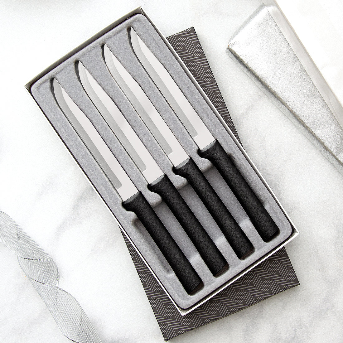 Rada Cutlery S4S 4-Serrated Steak Knives Knife Gift Set