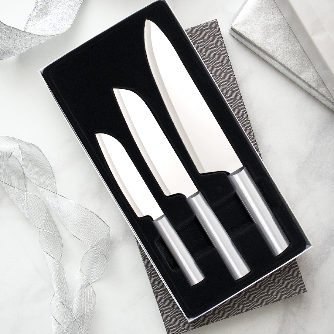 Rada Cutlery Wedding Register Knife Set – 4 Culinary Knives With