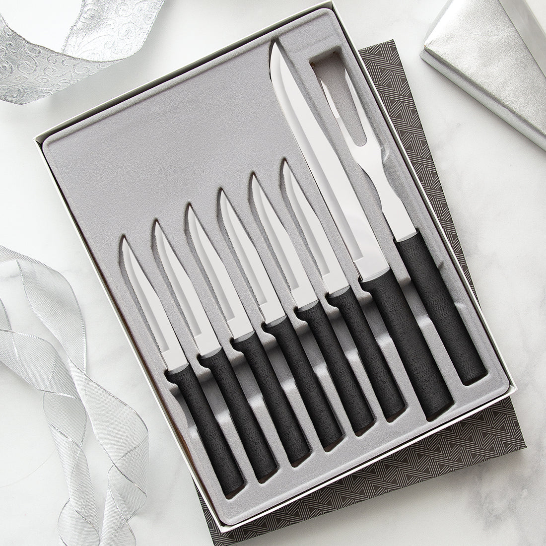 Rada Cutlery S4S 4-Serrated Steak Knives Knife Gift Set