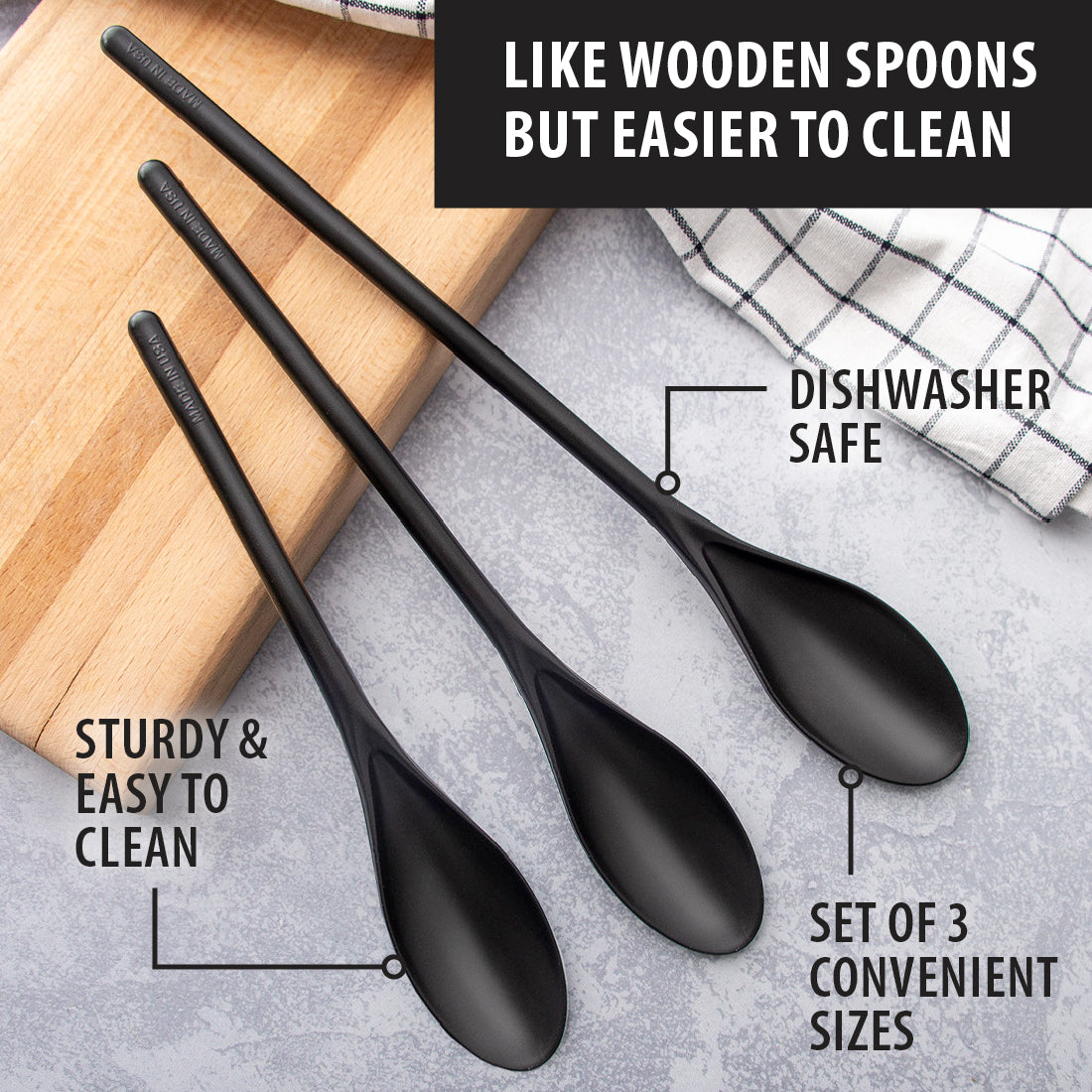 Revolution® Wood Slotted Spoon